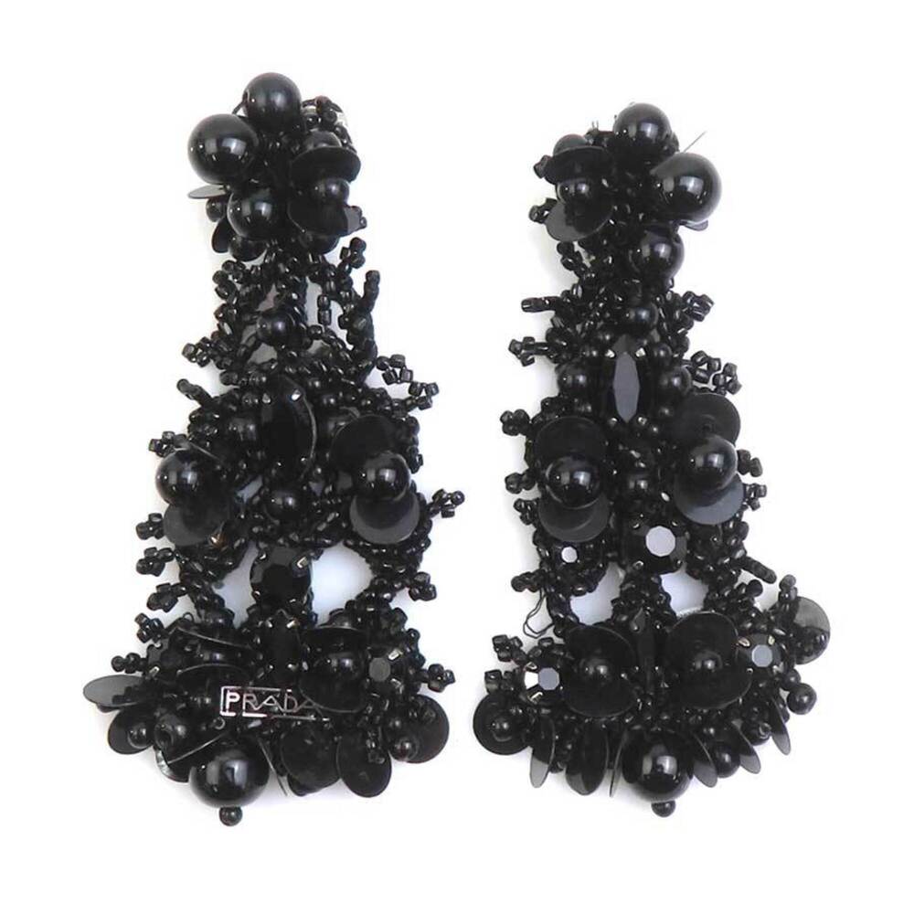 PRADA Black Earrings